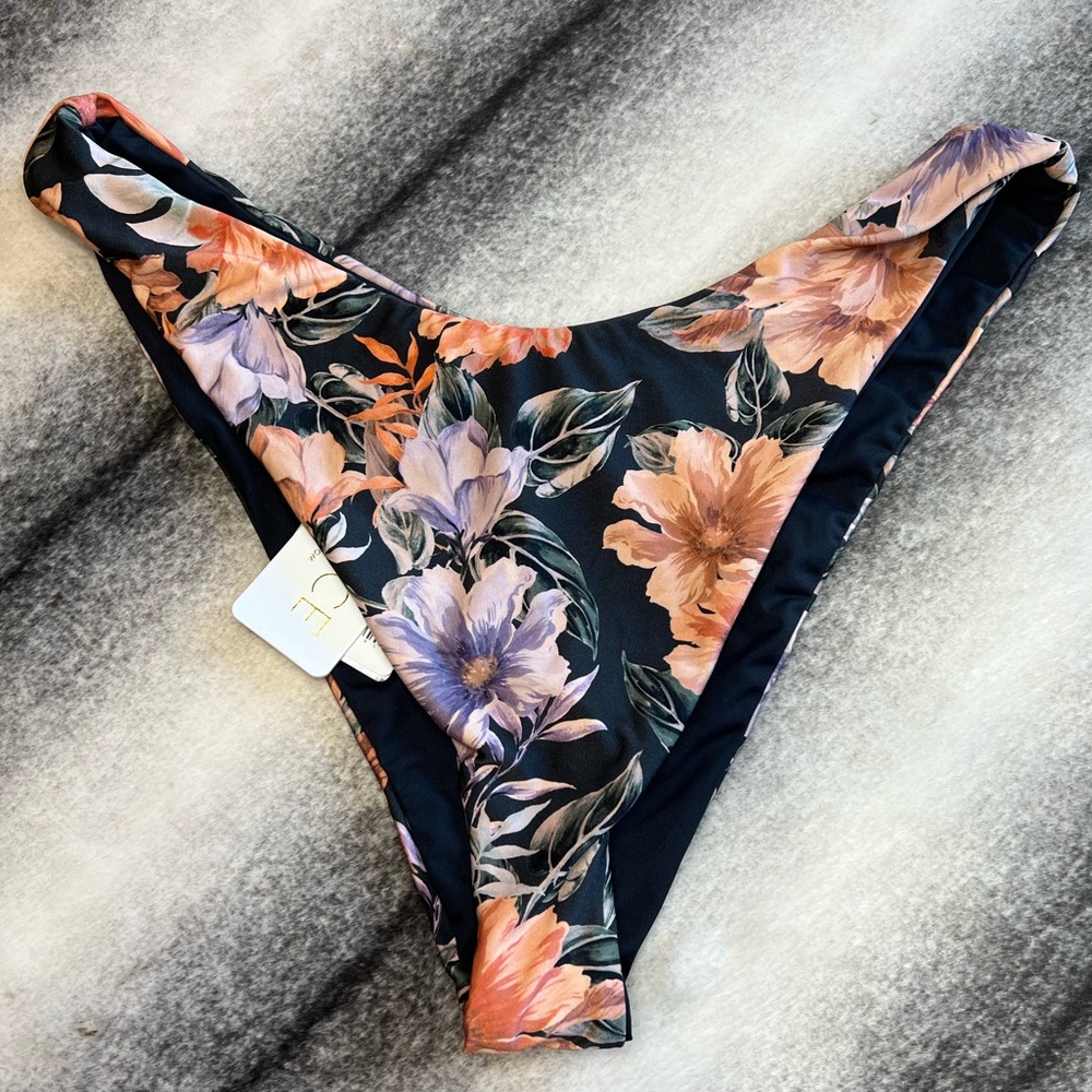 L*space Cabana Bottom Bitsy Forget Me Not Swim Bikini Bottoms
